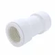Csőtoldó idom, 20 mm, gumi tömítéssel (VECAMCO) klíma, PVC kondenzvíz csőhöz