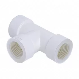   T idom, fehér, 20 mm, gumi tömítéssel,
 (VECAMCO) klíma, PVC kondenzvíz csőhöz