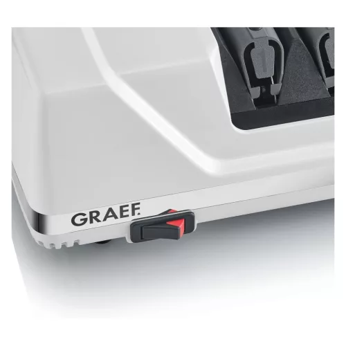 GRAEF CC120 háromlépcsős elektromos késélező, 20°-os pengékhez – részletfotó