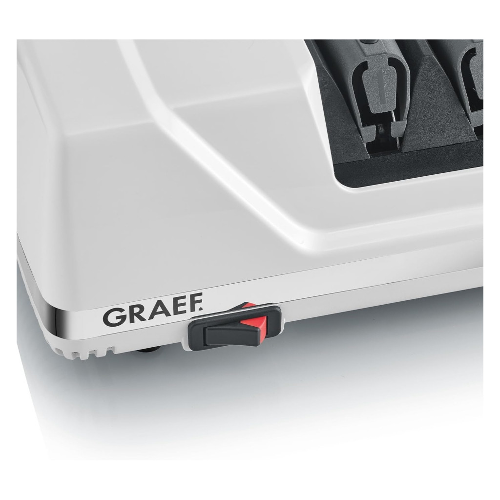 GRAEF CC120 háromlépcsős elektromos késélező, 20°-os pengékhez – részletfotó