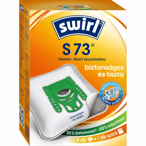 Swirl S 73 MP Plus AirSpace porszívózsák, 4 db – részlet