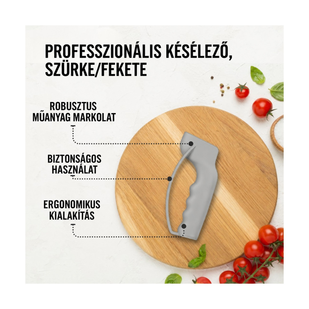 Victorinox 7.8715 V-pengés kézi késélező, fekete-szürke – kompatibilitási nézet