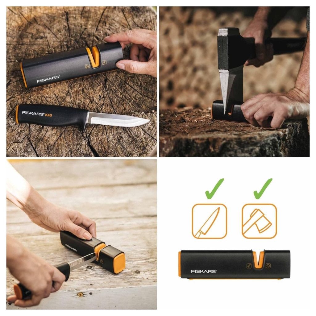 Fiskars Xsharp 1000601 fejsze- és késélező kerámia élezőfejjel – termékfotó