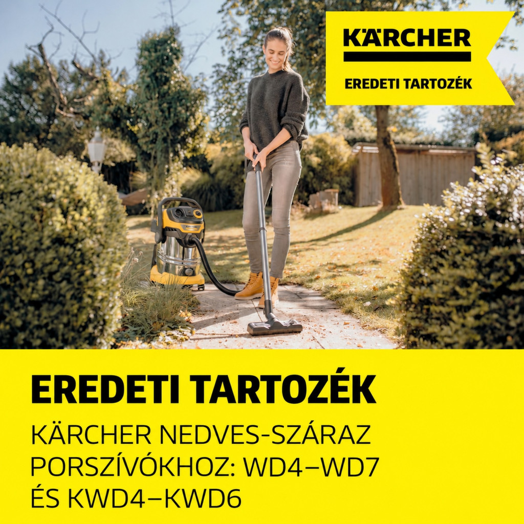 Kärcher KFI 487 mikroszálas porzsák WD4–WD6 porszívókhoz, 4 db – főbb jellemzők
