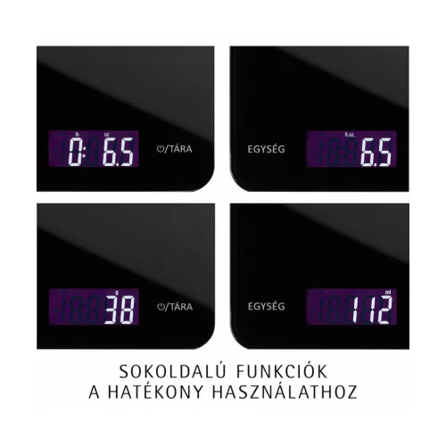 WMF 06.0873.6040 digitális konyhai mérleg, fekete, 5 kg / 1 g – részletfotó