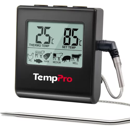 TempPro TP16 digitális sütő- és maghőmérő időzítővel – főbb jellemzők