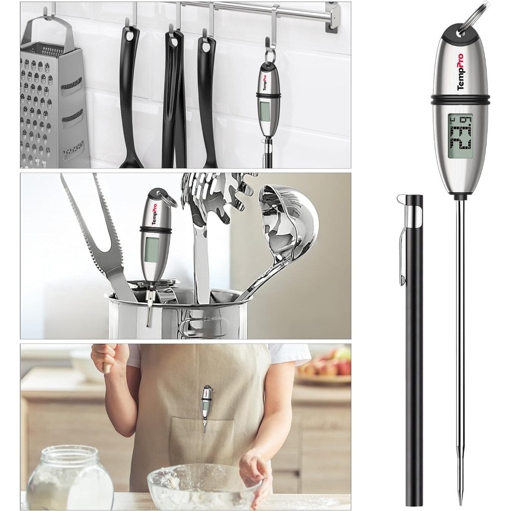 TempPro TP-02S digitális maghőmérő 13,5 cm-es szondával – főbb jellemzők