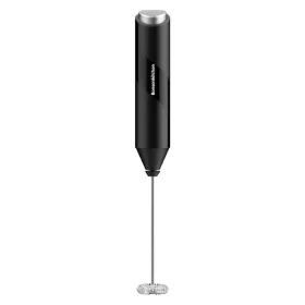 Bonsenkitchen kézi tejhabosító, elemes, 10 W, fekete – termékfotó