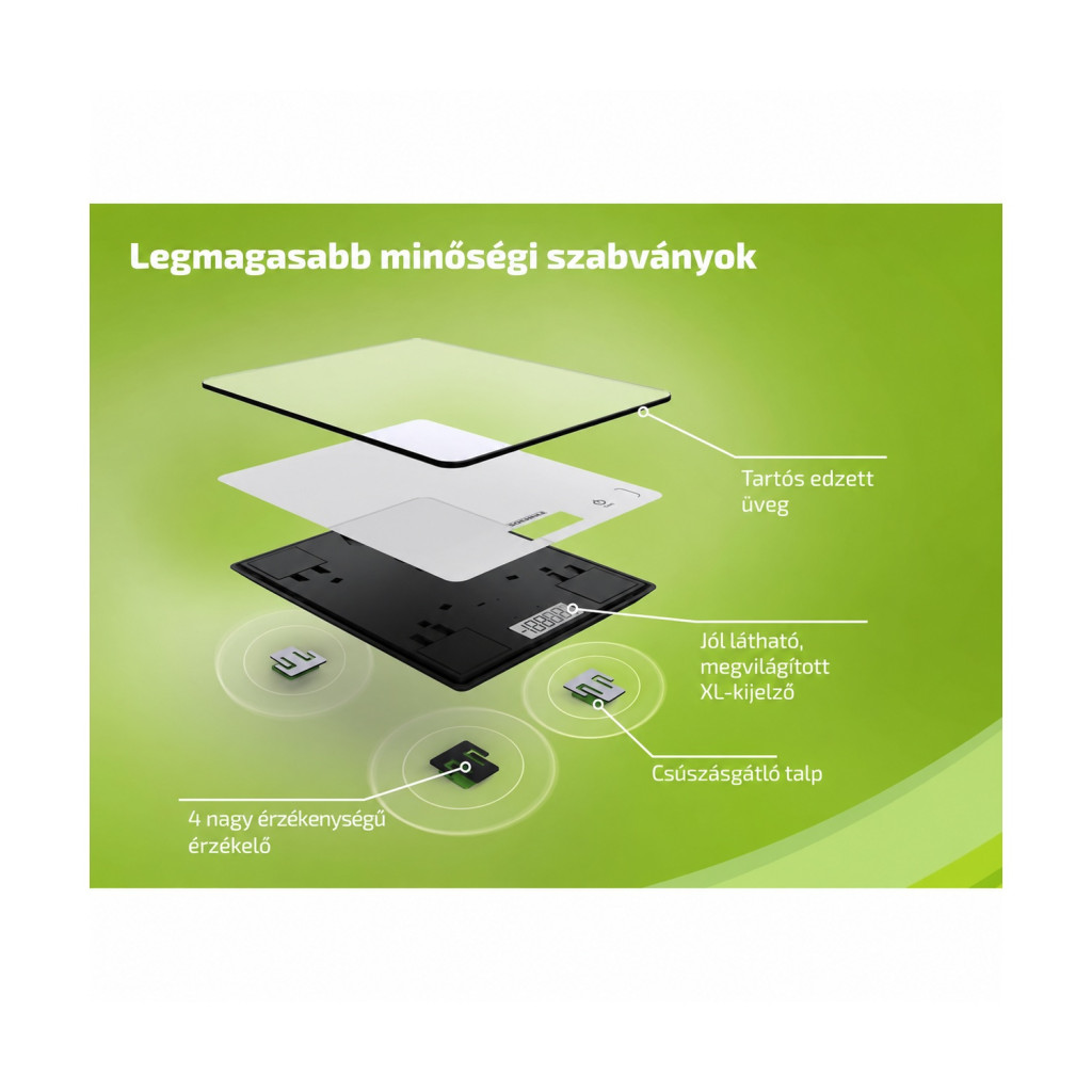 Soehnle Page Compact 300 digitális konyhai mérleg, 5 kg / 1 g – főbb jellemzők