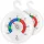 Thermometer World analóg hűtő- és fagyasztóhőmérő, 65 mm, 2 db – termékfotó