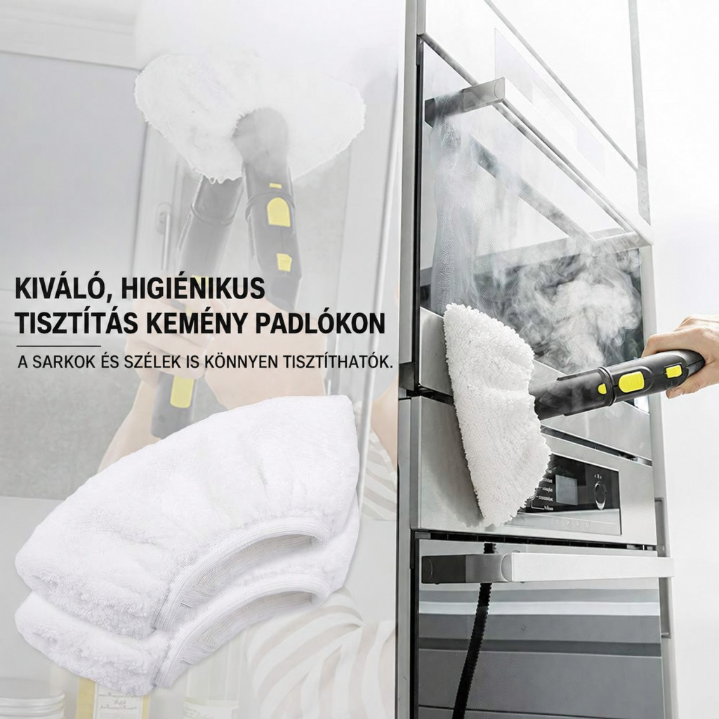 KEEPOW mikroszálas kendőkészlet Kärcher EasyFix SC2–SC5 gépekhez, 6 db – kompatibilitási nézet