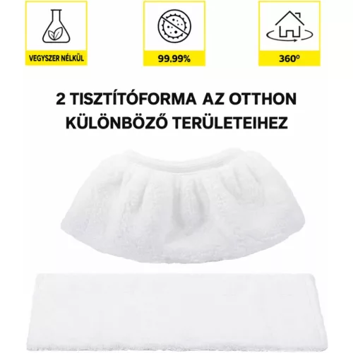 KEEPOW mikroszálas kendőkészlet Kärcher EasyFix SC2–SC5 gépekhez, 6 db – főbb jellemzők