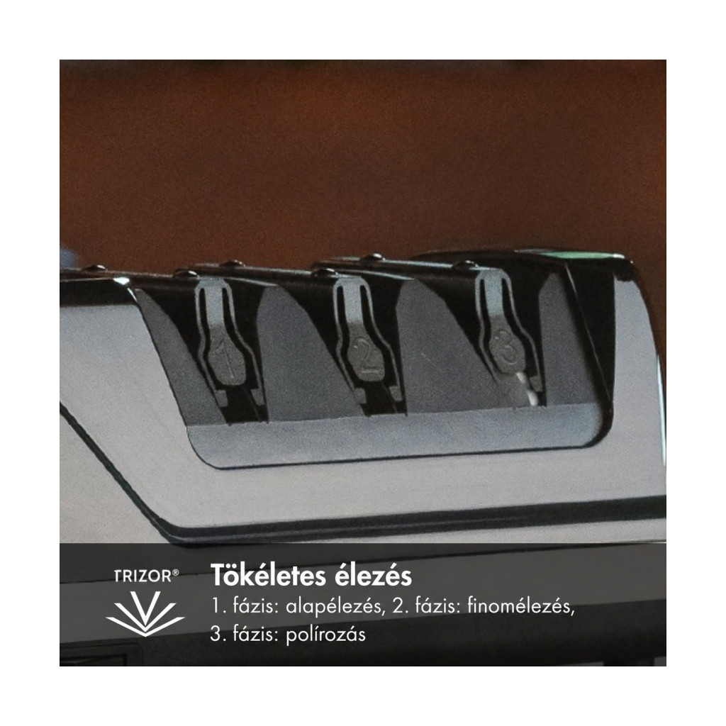 GRAEF CX125 elektromos késélező, 3 fokozat, 15° – kompatibilitási nézet