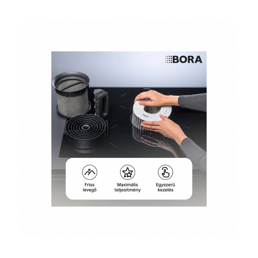 BORA PUAKF eredeti aktívszén-szűrő Pure és X Pure rendszerhez – részletfotó