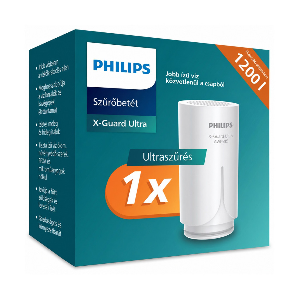 Philips AWP315/10 X-Guard Ultra vízszűrőpatron, 2 db – termékfotó