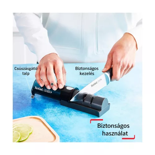 Tefal Ice Force K26505 háromlépcsős kézi késélező – kompatibilitási nézet