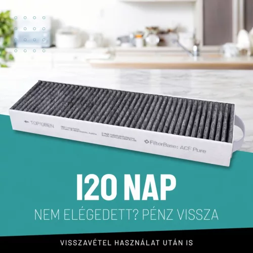 FilterBase aktívszén-szűrő Bora Pure PUAKF rendszerhez – kompatibilitási nézet