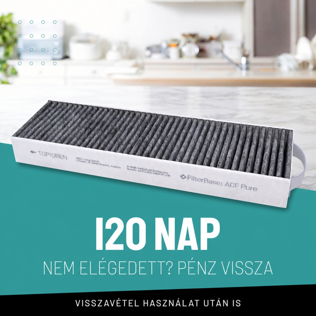 FilterBase aktívszén-szűrő Bora Pure PUAKF rendszerhez – kompatibilitási nézet
