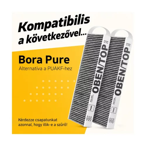 Kf3tec aktívszén-szűrő BORA Pure PUAKF rendszerhez, 2 db – részletfotó