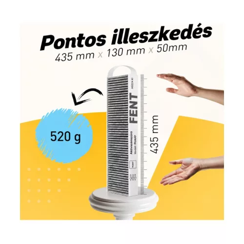 Kf3tec aktívszén-szűrő BORA Pure PUAKF rendszerhez, 2 db – használat közben