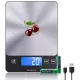 izeyu USB-C tölthető digitális konyhai mérleg, 15 kg / 1 g – termékfotó