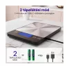 izeyu USB-C tölthető digitális konyhai mérleg, 15 kg / 1 g – használat közben