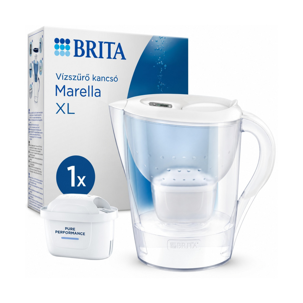 BRITA Marella XL vízszűrő kancsó 3,5 l, 1 MAXTRA PRO patronnal – termékfotó