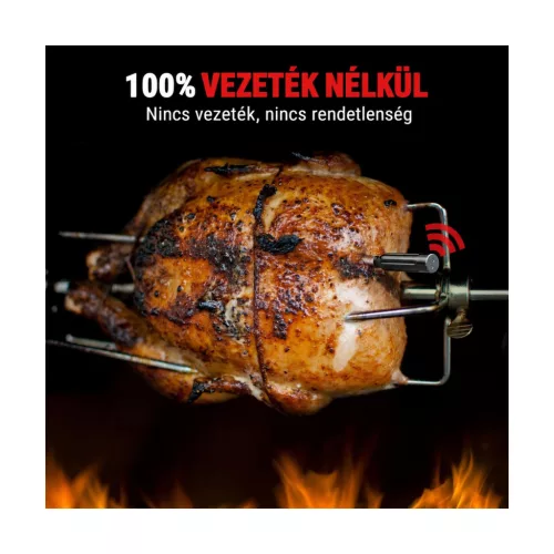 TempPro TP961 vezeték nélküli Bluetooth grill- és maghőmérő – használat közben