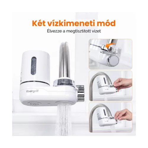 Ibergrif M91007 csapra szerelhető vízszűrő 5 adapterrel – kompatibilitási nézet