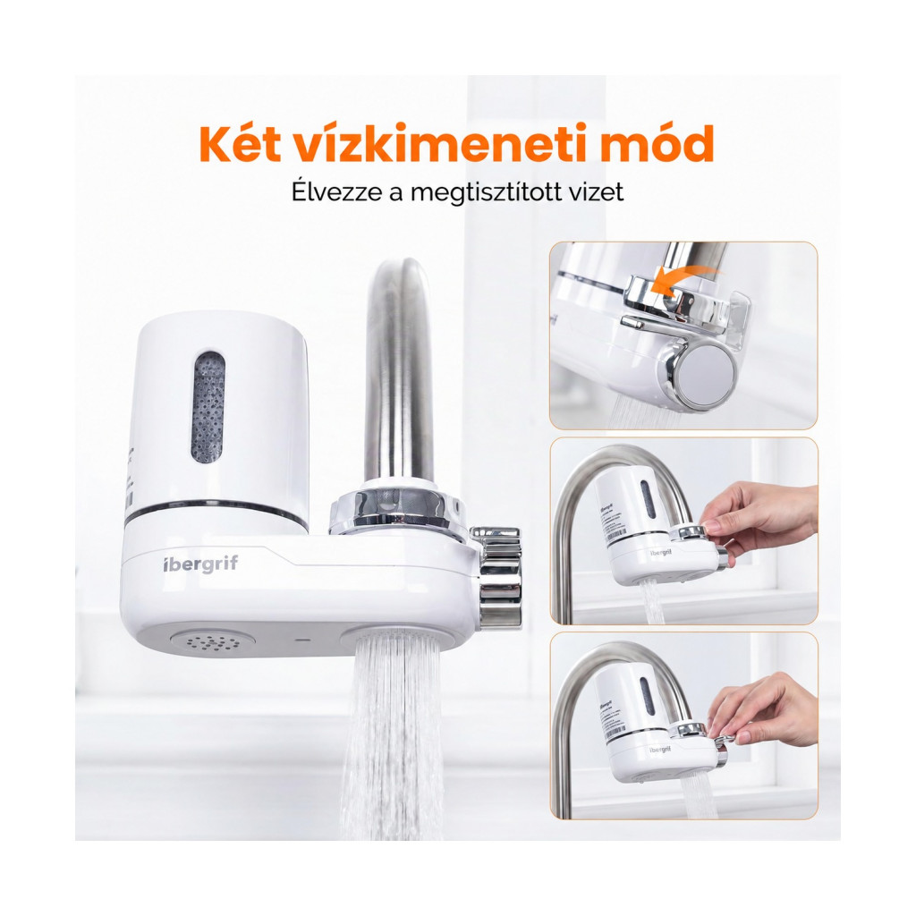 Ibergrif M91007 csapra szerelhető vízszűrő 5 adapterrel – kompatibilitási nézet