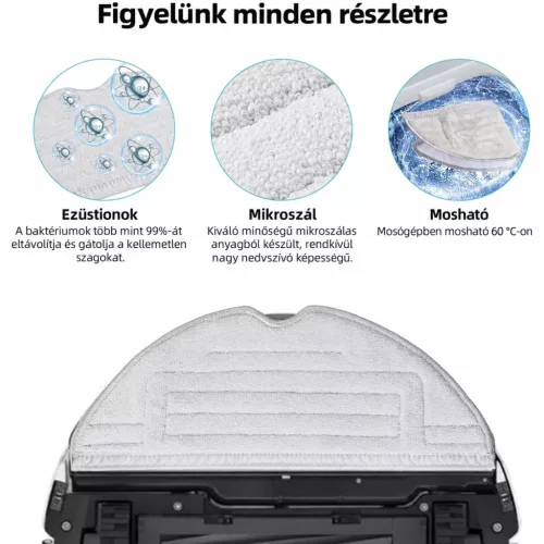 Alloytool tartozékkészlet Roborock S8 és S8+ robotporszívóhoz, 17 részes – kompatibilitási nézet