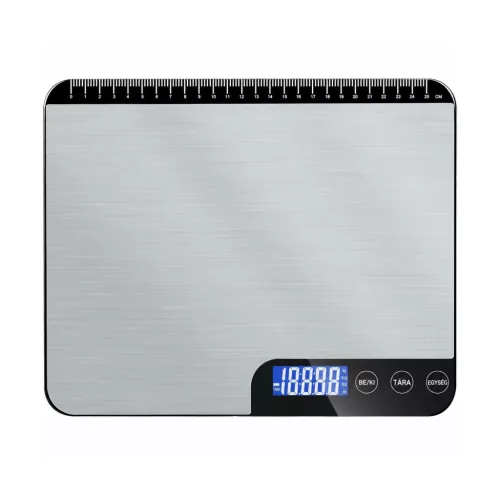 Letron K211H üveg digitális konyhai mérleg döntött kijelzővel, 10 kg / 1 g – részletfotó
