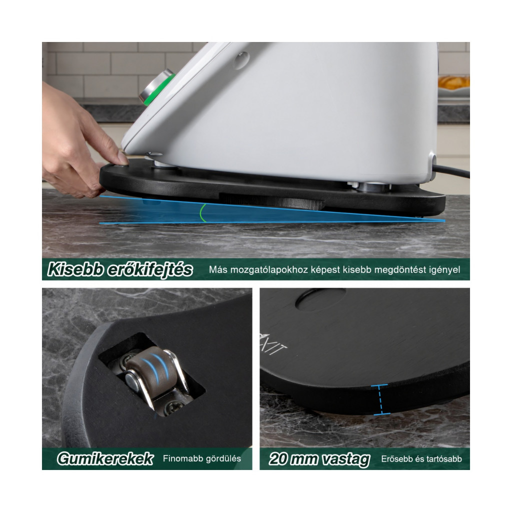 ANBOXIT gurulós mozgatólap Thermomix TM5 és TM6 géphez – főbb jellemzők