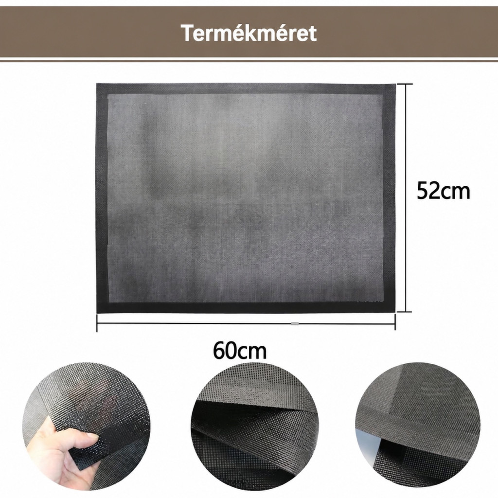 Transmore mágneses szilikon indukciós főzőlapvédő, 60 × 52 cm – használat közben