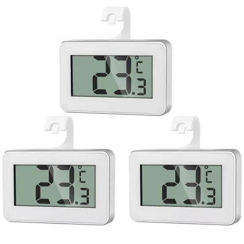 AiQInu digitális mini hűtő- és fagyasztóhőmérő fagyriasztással, 2 db – főbb jellemzők