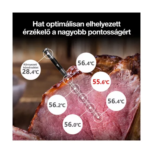 ThermoMaven P2 vezeték nélküli maghőmérő két szondával, Wi-Fi és RF – használat közben