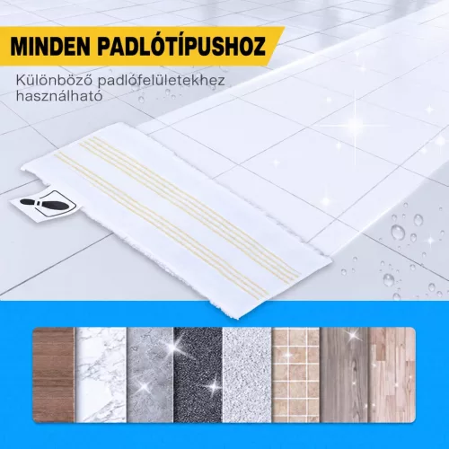 KEEPOW mikroszálas padlókendő Kärcher EasyFix SC2–SC5 gépekhez, 5 db – főbb jellemzők