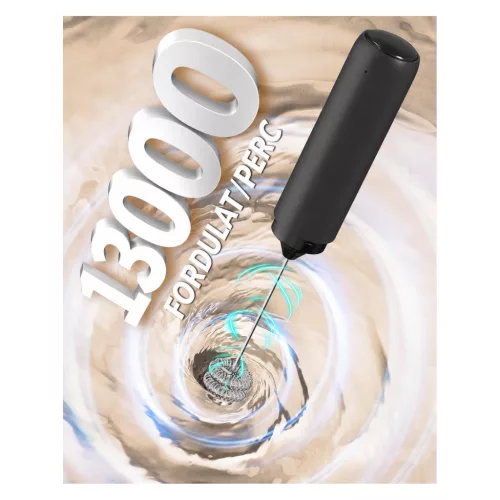 CIRCLE JOY KJBQ-65DX USB-C kézi tejhabosító tokkal – részletfotó