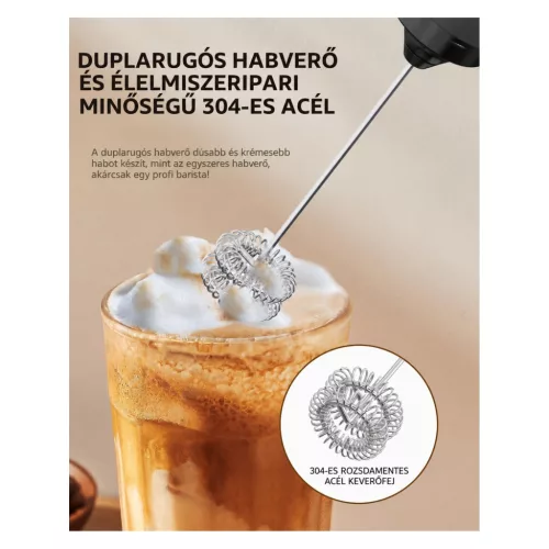 CIRCLE JOY KJBQ-65DX USB-C kézi tejhabosító tokkal – kompatibilitási nézet