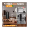 CEVING MCG-02 kézi kávédaráló, 60 g, 40 fokozat – használat közben