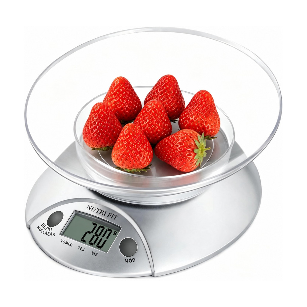 NUTRI FIT EK8840H digitális konyhai mérleg, rozsdamentes, 5 kg / 1 g – kompatibilitási nézet