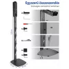 JUPELI álló porszívótartó Dyson V6–V16 modellekhez, 4 tartozékkampóval – részletfotó