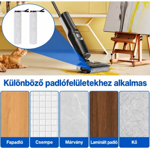 Fixbetter kefehenger- és HEPA-szűrőkészlet Roborock F25 modellekhez, 5 részes – főbb jellemzők