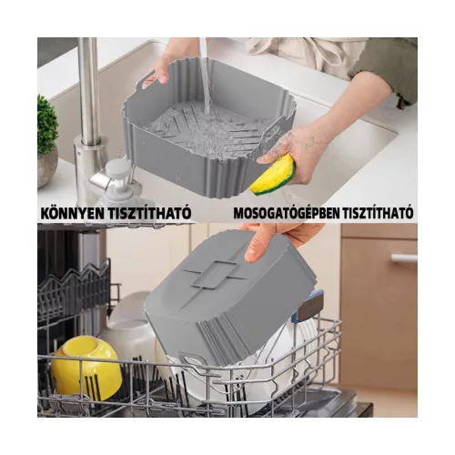 LYHOLKEER air fryer szilikon sütőbetét 4,7–6,5 l, 2 db – főbb jellemzők