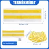 JTOOYS mikroszálas huzat Kärcher EasyFix gőztisztítóhoz, 10 db – részlet
