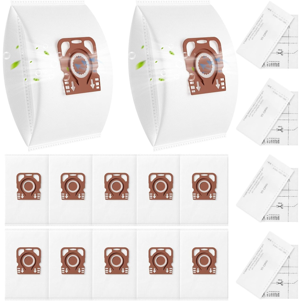 Caehomly porzsák Miele Guard M1 porszívóhoz, 12 db + 8 szűrő – termékfotó
