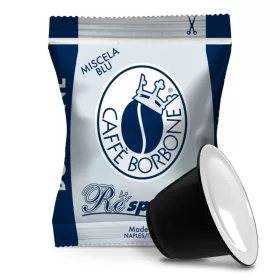   Borbone Blu keverékű Respresso kávékapszula, Nespresso-kompatibilis (50 db)