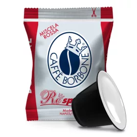   Caffè Borbone Respresso Miscela Rossa Nespresso-kompatibilis kávékapszula, 50 db (B50NES_RED)