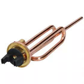   2000W 260 mm 5 mm furat Fűtőszál, réz, ovális, hosszú sarus, zárólaphoz (utángyártott) olasz,  ARISTON bojler