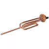 2000W 260 mm 5 mm furat Fűtőszál, réz, ovális, hosszú sarus, zárólaphoz (utángyártott) olasz,  ARISTON bojler